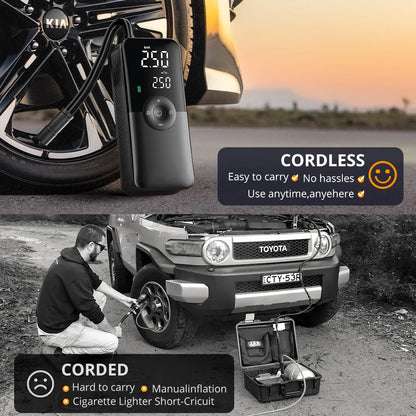QuickPump™ Cordless Tire Inflator
