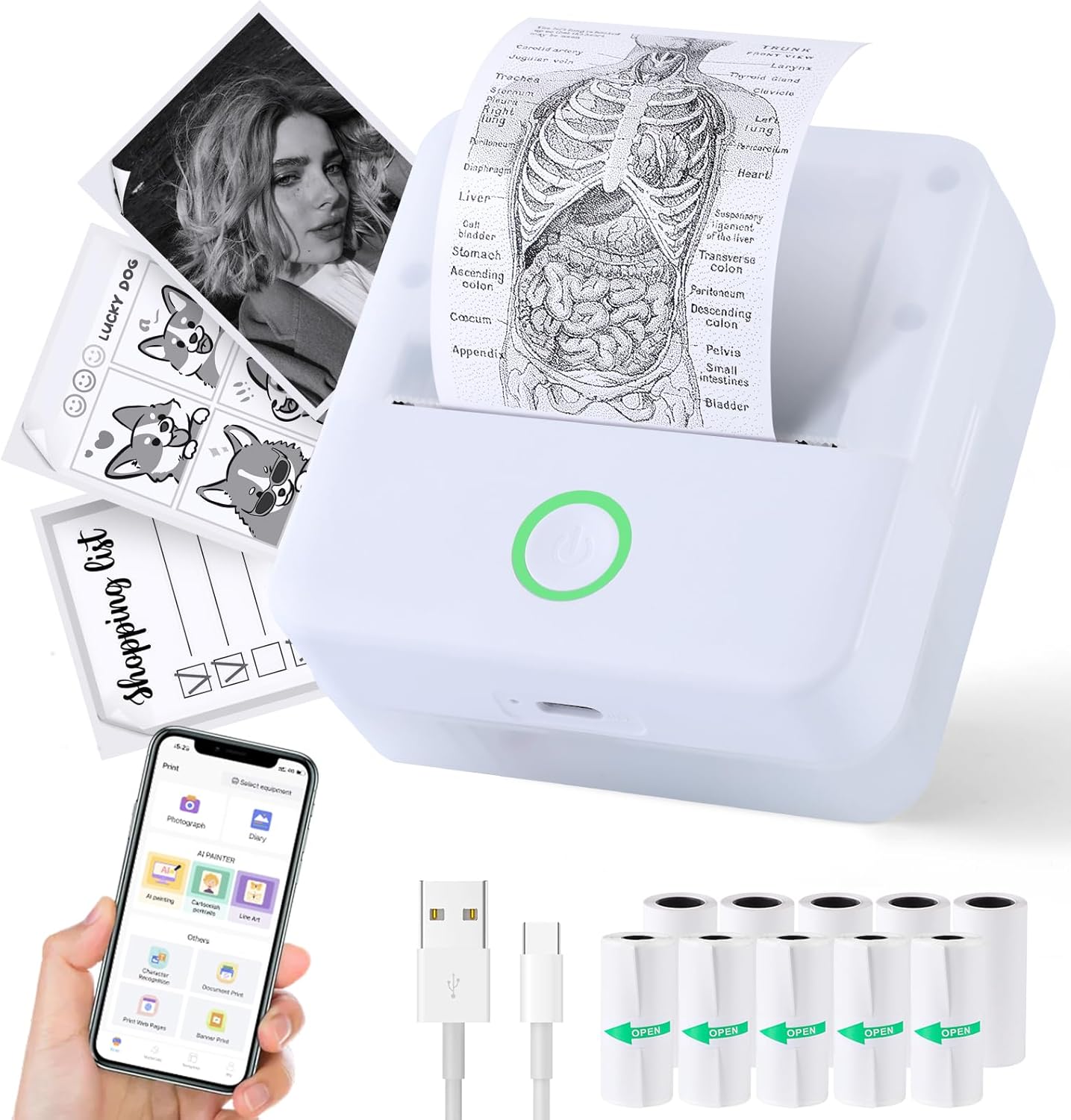 SnapInk™ Portable Inkless Printer